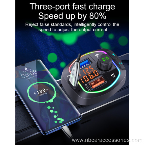 Fast Charge Support Charge Fm Transmitter Player